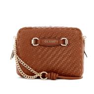 Woman's Camel shoulder bag Guess Francy Camera
