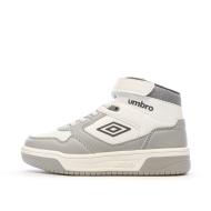 Niños Gris/Blanco Zapatillas Rojo Umbro Olly Vlc