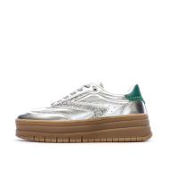 Silver/Green Women’s Teddy Smith Trainers 120305 affordable