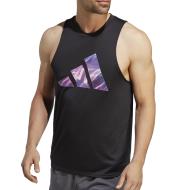 Camiseta de tirantes negra para hombre Adidas IB7925 barato