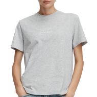 Graues Damen-T-Shirt von Calvin Klein Classic Seasonal