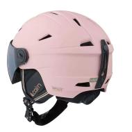 Casco de esquí rosa para mujer Cairn Impulse Visor Light ver 2