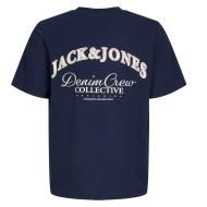 Marineblaues T-Shirt für Jungen von Jack & Jones Brandes Ansicht 2