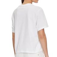 Camiseta blanca de mujer Guess Boxy ver 2