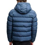 Doudoune bleu acier Homme Superdry Hooded Sports vue 2