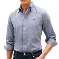 Chemise Marine Homme Tommy Hilfiger Flex Dobby pas cher