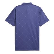 Polo Blau Herren Puma Pure 2.0 Argyle Ansicht 2