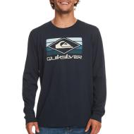 Camiseta de manga larga azul marino para hombre Quiksilver Qsrainbowls barato