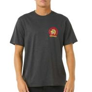 Camiseta hombre gris/negra Rip Curl Shaper Dirección