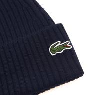 Lacoste Men’s Dark Navy Beanie RB0001 Photo of the Espace des Marques %store% store - view of %key%