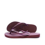 Tongs Violet Femme Havaianas Slim Logo Infradito