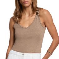 Morgan DNOEMI Women’s Beige Tank Top