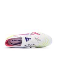 Chaussures de Foot Blanc/Rose Homme Adidas Predator Elite FT SG vue 4
