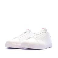 Zapatillas blancas/rosa para niña Adidas Advantage ver 6