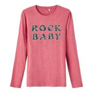 Camiseta rosa para niña «Name it ROCK» barato