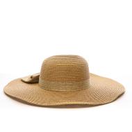 Camel-coloured floppy hat by Via Lorenzo SPCH1511 Photo of the Espace des Marques %store% store - view of %key%