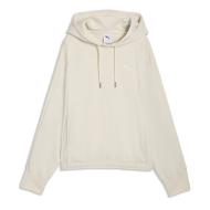 Sweat À Capuche Écru Femme Puma Oversized pas cher