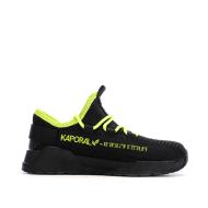 Baskets Noir/Jaune Garçon Kaporal Dofini vue 2