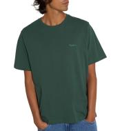Men’s Dark Green T-Shirt – Pepe Jeans Contrast Connor
