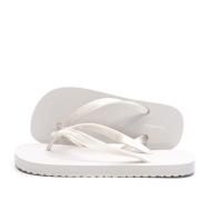 Tongs Grise Femme Calvin Klein Jeans Flip Flop Tpu Metall pas cher