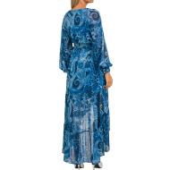 Guess Nuovo Bahia Women's Blue Pattern Dress Photo of the Espace des Marques %store% store - view of %key%