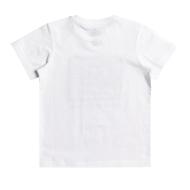 T-shirt Blanc Garçon Quiksilver Boxedlogo K Tees vue 2