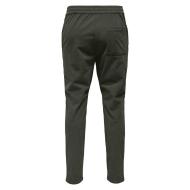 Khaki fließende Hose Mann Only &amp; Sons Linus Ansicht 2
