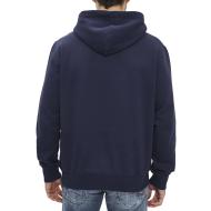 Herren-Sweatshirt in Marineblau mit Kapuze und G-Star RAW-Logo Ansicht 2