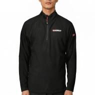 Geographical Norway Chaqueta polar negra con cremallera 1/4 para hombre 233 barato