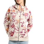 Women’s Ecru/Pink Zip-up Sweatshirt by Ragwear Fllawia affordable