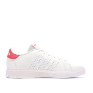 Zapatillas blancas/rosa para niña Adidas Advantage ver 2