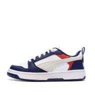 Baskets Marine/Blanc Garçon Rebound Low