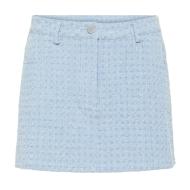 Falda corta azul de mujer Pieces Falda vaquera ver 2