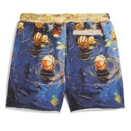 Puma Dylan Herren-Shorts Blau/Gelb Ansicht 2