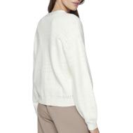 Vila Viril Women’s White V-neck Cardigan Photo of the Espace des Marques %store% store - view of %key%