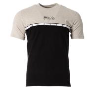 T-Shirt Schwarz/Grau Mann Fila Tape günstig