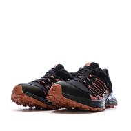 Zapatillas de senderismo negras/naranjas para mujer Salomon Supercross 4 ver 6