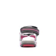 Sandalias grises/rojas para bebé Kimberfeel Missi ver 3