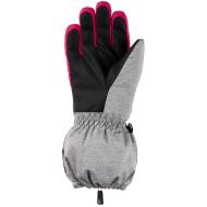 Guantes de esquí grises/rosa para niños Cairn Leo ver 2