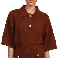 Pull Marron Femme An'ge Romane