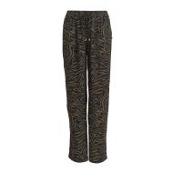 Pantalones fluidos de color caqui para mujer de Marge barato