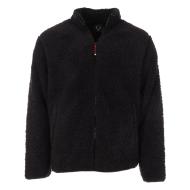 Chaqueta Sherpa Negra Hombre Paname Brothers Cremallera Completa barato