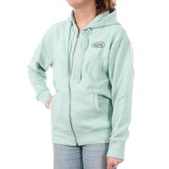 Sweat Zippé Vert Menthe Femme Von Dutch SLIGN pas cher