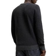 Dunkelgrauer Herrenpullover Jack & Jones Globe Knit Ansicht 2