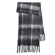 Bufanda Mujer Negra/Gris Pieces Natrisse barato