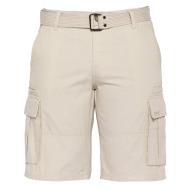 Short Beige Homme Schott TRASSAULT