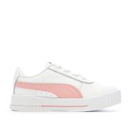 Sneaker Weiß/Pink, Mädchen, Puma Inf Carina Ansicht 2