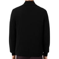 Pull Col Camionneur Noir Homme Lacoste Regular vue 2
