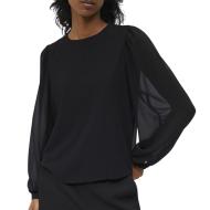 Blouse Noire fluide Femme Vero Moda Mila pas cher