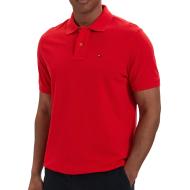 Polo Rouge Homme Tommy Hilfiger Regular pas cher
